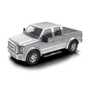1:24 Scale Ford F350 Friction Car – Silver