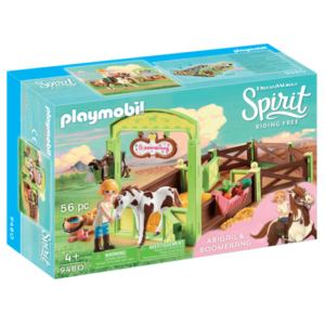 Playmobil DreamWorks Spirit Abigail and Boomerang with Horse Stall – 9480