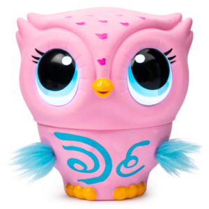 Owleez Flying Baby Owl Interactive Toy – Pink