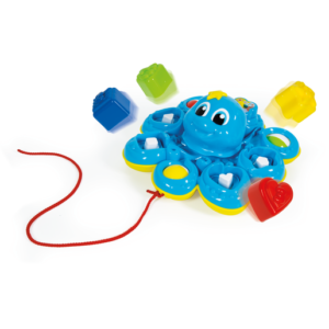 Baby Clementoni Bilingual Pull Along Baby Octopus – English and Spanish