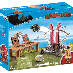 Playmobil Dragons - 9461 Gobber the Belch with Sheep Sling