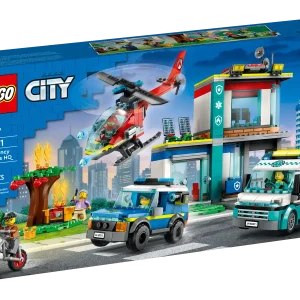 Lego City Emergency Vehicles HQ Set 60371