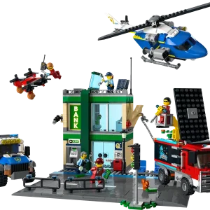 Police Chase at the Bank