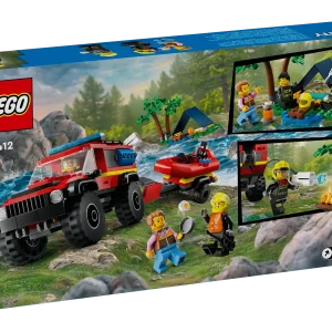 Lego 4×4 Fire Truck with Rescue Boat Set 60412 | Lego City
