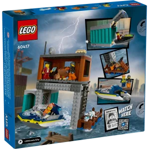 Lego Police Speedboat and Crooks' Hideout Set 60417 | Lego City