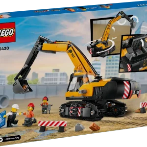 Lego Yellow Construction Excavator Set 60420 | Lego City