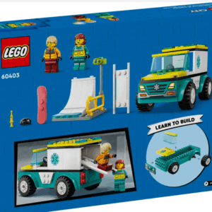 Lego City Emergency Ambulance and Snowboarder Set 60403
