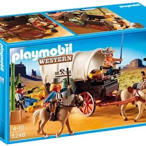 Playmobil 5248 - Covered Wagon with Raiders