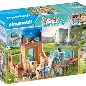 Playmobil Horses Of Waterfall Horse Stall with Amelia and Whisper 71353