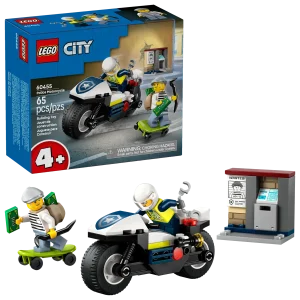 Lego City Police Motorcycle Chase Set 60455