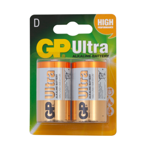 GP Ultra – 2 x D Batteries