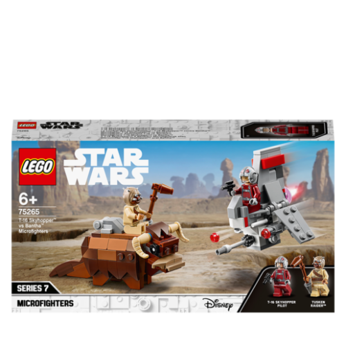 LEGO Star Wars T-16 Skyhopper vs Bantha Microfighters – 75265