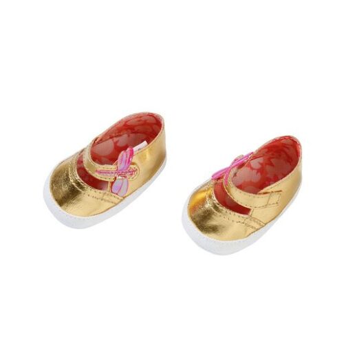 Baby Annabell Shoes For 43cm Doll – Gold