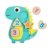 Little Tikes Wooden Critters Dino Number Puzzle