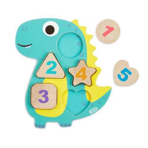 Little Tikes Wooden Critters Dino Number Puzzle