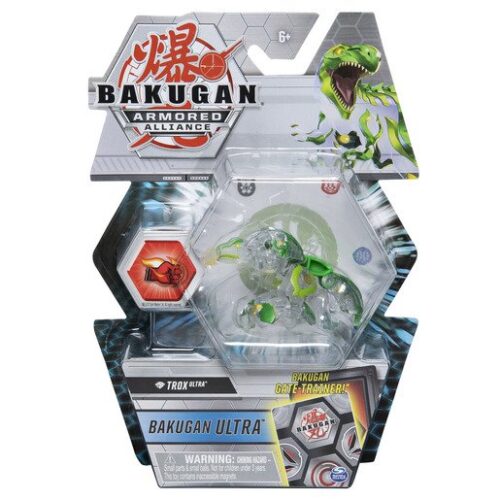 Bakugan Armored Alliance Ultra Trading Card and Figure – Diamond Trox