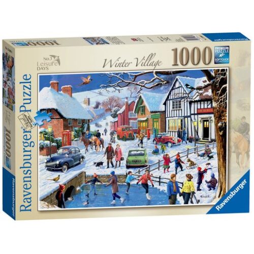 Ravensburger No.3 Leisure Days The Winter Village Puzzle – 1000pc
