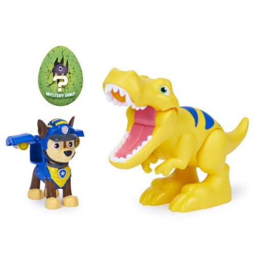 Paw Patrol Dino Rescue Figures and Mystery Dinosaur – Chase and Tyrannosaurus Rex