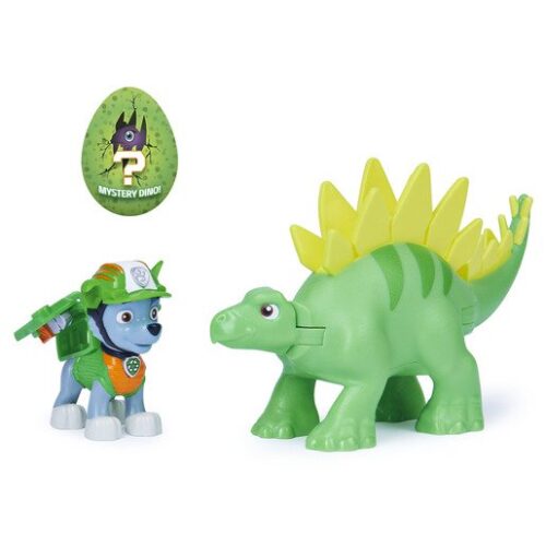Paw Patrol Dino Rescue Figures and Mystery Dinosaur – Rocky and Stegosaurus