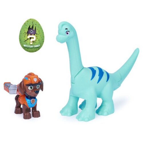 Paw Patrol Dino Rescue Figures and Mystery Dinosaur – Zuma and Brontosaurus