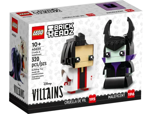 Lego Cruella & Maleficent Set 40620 | Lego Brickheadz