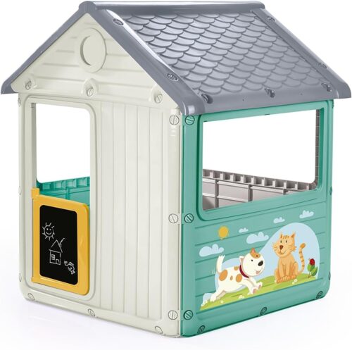 Dolu Kids My First Play House – White/Teal
