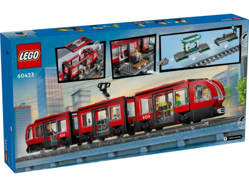 Lego Downtown Streetcar and Station Set 60423 | Lego City