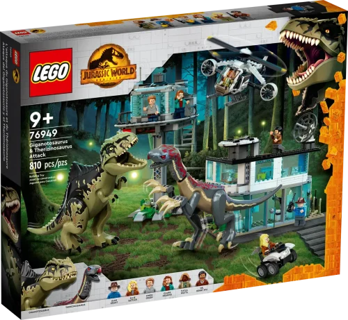 Lego Giganotosaurus & Therizinosaurus Attack Set 76949 | Lego Jurassic World