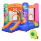 Outsunny Bouncy Castle Inflatable Basket Trampoline Slide Monster Design